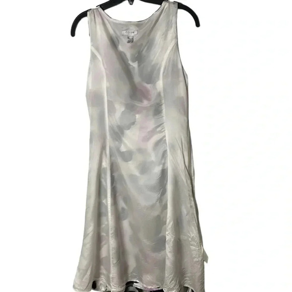 VTG Citrine,women halter dress 6. Made in Canada! Multicolor,ruching,bow,Flare - Picture 7 of 15